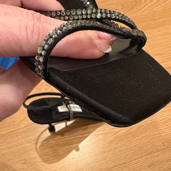 Jimmy Choo Black Heels with Silver Accents - Picture 8 of 8